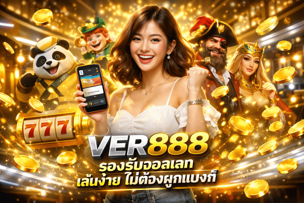VER888 รองรับวอลเลท เล่นง่าย ไม่ต้องผูกแบงก์