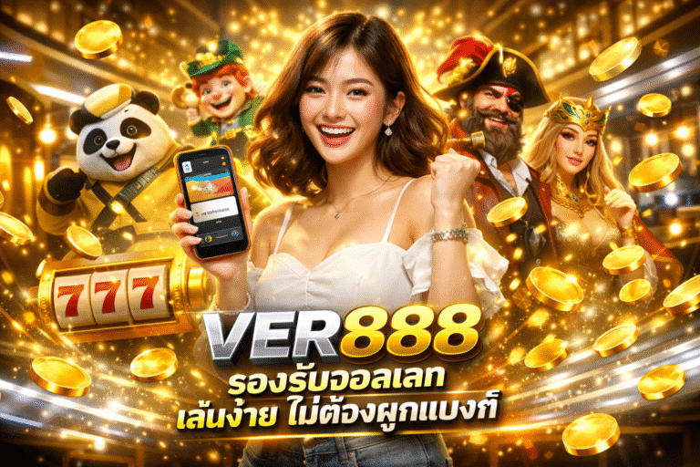 VER888 รองรับวอลเลท เล่นง่าย ไม่ต้องผูกแบงก์
