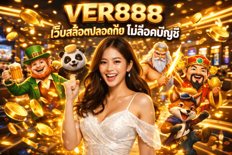 VER888 เว็บสล็อตปลอดภัย ไม่ล็อคบัญชี