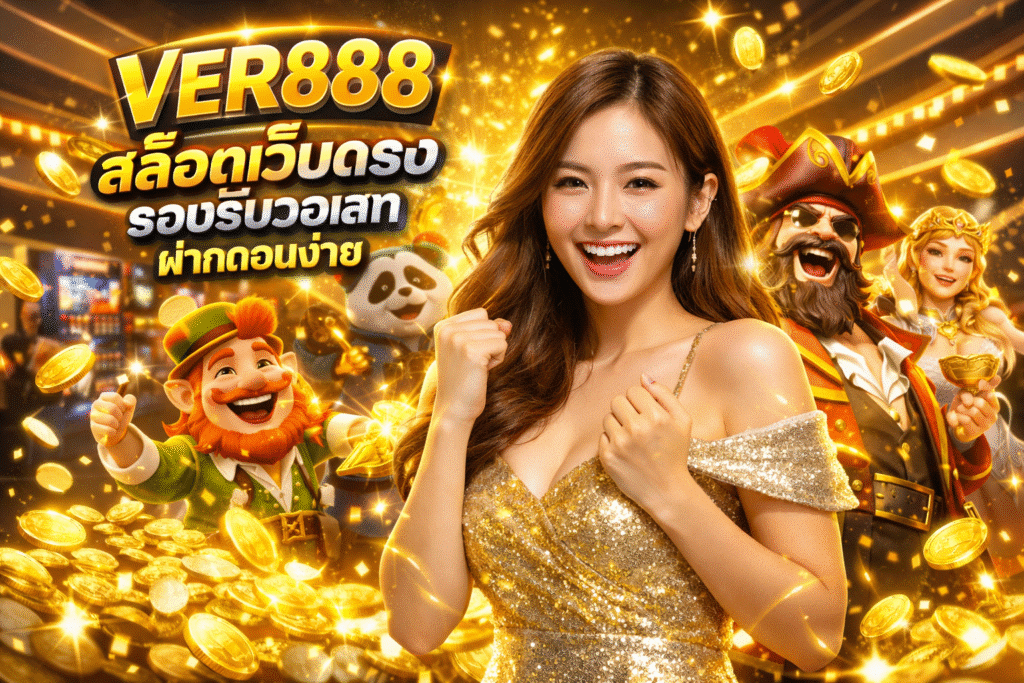 VER888 สล็อตเว็บตรง รองรับวอเลท ฝากถอนง่าย
