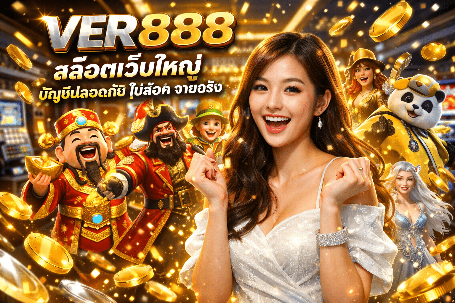 VER888 สล็อตเว็บใหญ่ บัญชีปลอดภัย ไม่ล็อค จ่ายจริง